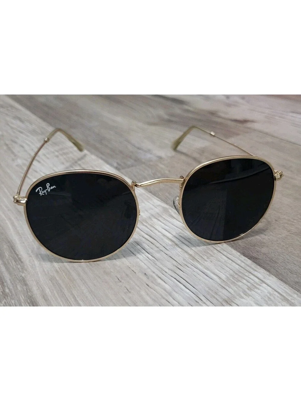 Ray Ban Sunglasses Round Metal Arista 51  21 Gold Frame Circular